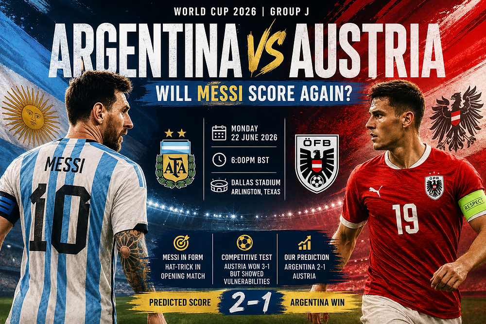 Argentina vs Austria: Will Messi Score Again?